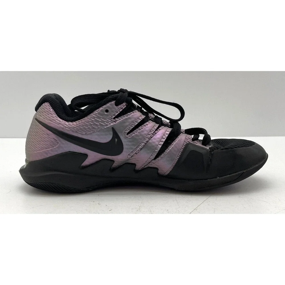 Nike Air Zoom Vapor X AA8030-900 Black/ Purple Men's Tennis Shoes US Size 7.5